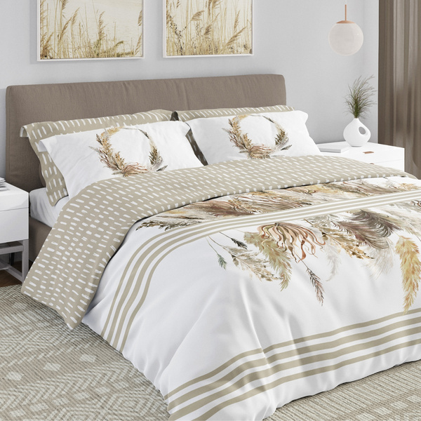 Pamut szatén ágyneműgarnitúra 220x200+ 2x70x80 Boho 003