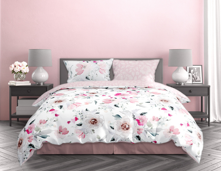 Pamut szatén ágyneműgarnitúra 220x200+ 2x70x80 Milagro Verde 003