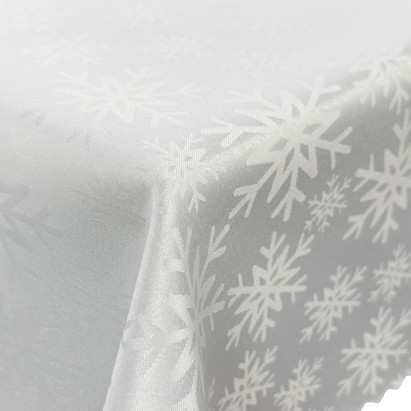 Karácsonyi Asztalterítő Foltálló Abroszok Z-3489 fehér