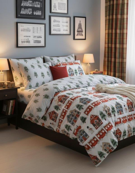 Ágyneműkészlet 140x200+70x90 Scandic 075