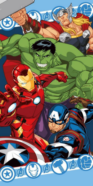 Pamut törölköző 70x140 cm Avengers 008
