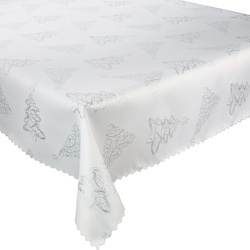 Karácsonyi Asztalterítő Ezüst Karácsonyfa Z-3401