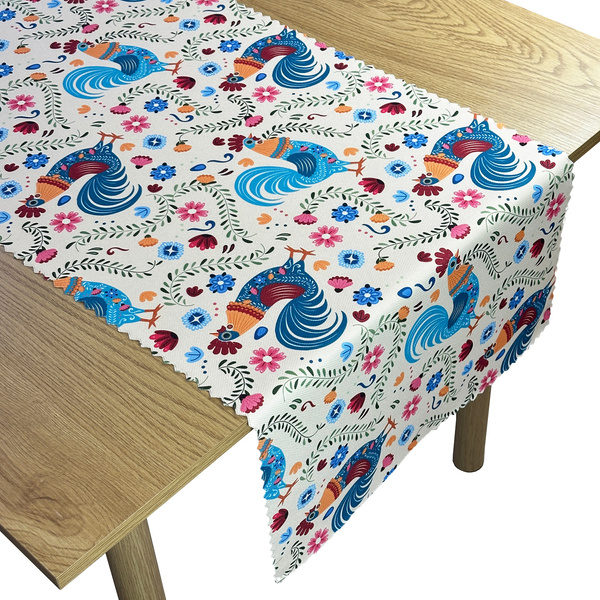 Asztalterítők és futók Foltálló Rooster Folk