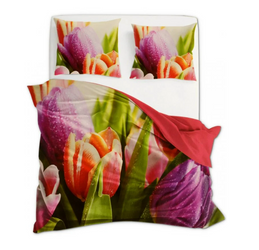 Pamut ágynemű Flori 3D WZ005 Tulipán