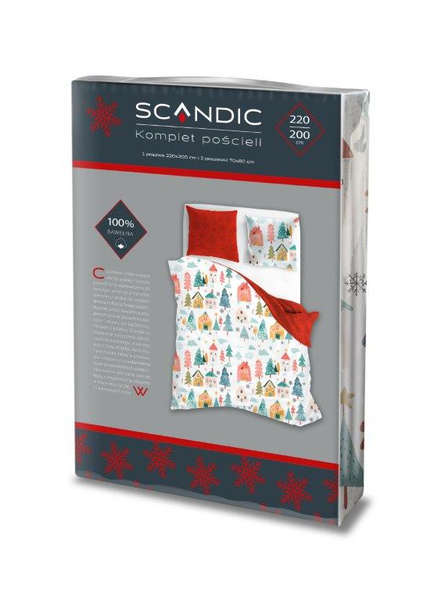 Ágyneműkészlet 220x200+ 2x70x80 Scandic 080