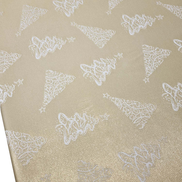 Asztalterítők és futók Foltálló Karácsonyfa Arany Z-3401 