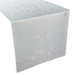 Asztalterítők és Futók Foltálló Húsvét Tojás 2425 Ezüst