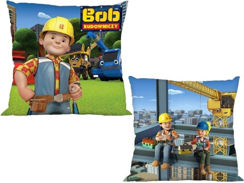 Kétoldalas Párna Bob, a mester (Bob the Builder) 005 40x40 cm Készlet