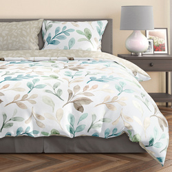 Pamut szatén ágyneműgarnitúra 140x200+70x90 Milagro Verde 018