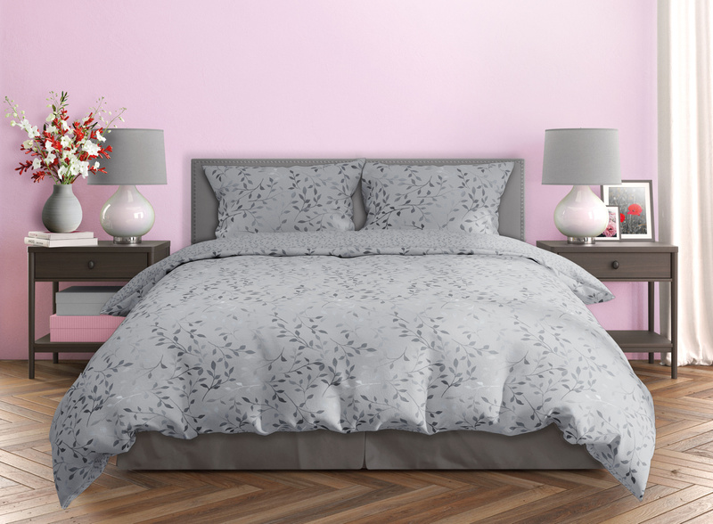 Pamut szatén ágyneműgarnitúra 140x200+70x90 Milagro Verde 025