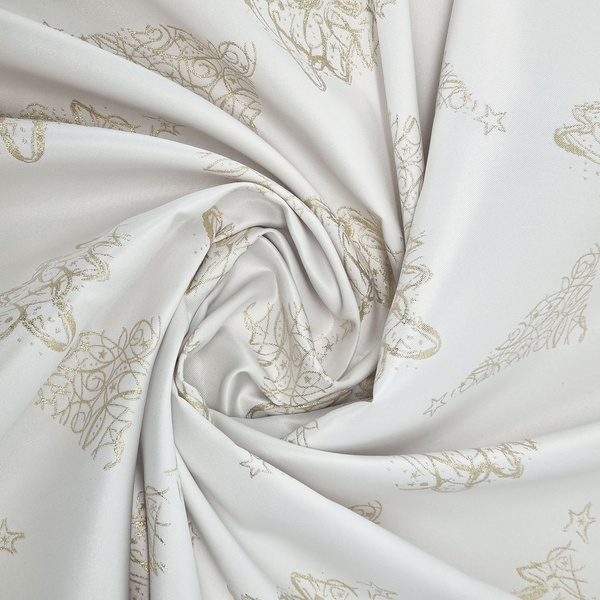 Asztalterítők és futók Foltálló Karácsonyfa Arany Z-3401 