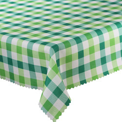 Asztalterítők és futók Foltálló Nyomtatás Zöld Kockás