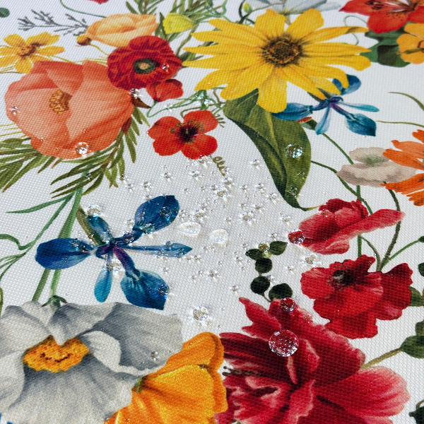 Asztalterítők és futók Foltálló Sárga Rét