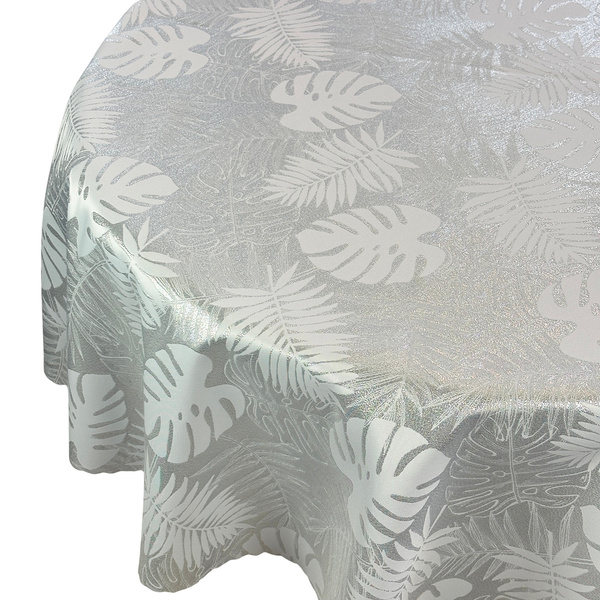 Karácsonyi Asztalterítő Arany Monstera Golden Z-2771 Kerek