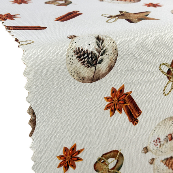 Foltálló karácsonyi asztali futó Wooden Story