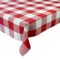 Foltálló Abroszok Kockás Piros