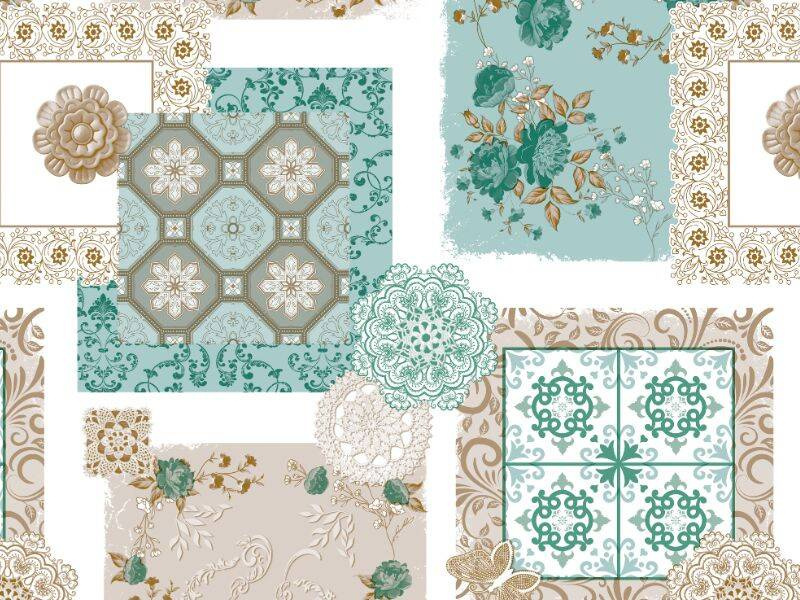 Viaszosvászon Terítő Tekercsben és asztalterítők Mirella 04/C