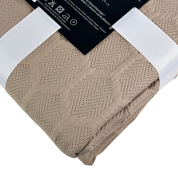  Kétoldalas Parla 3D ágytakaró bézs színben 180x220 párnahuzat nélkül