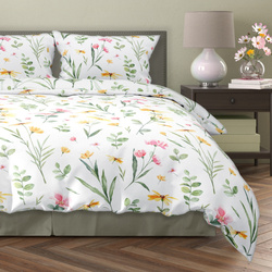 Pamut szatén ágyneműgarnitúra 220x200+ 2x70x80 Milagro Verde 002