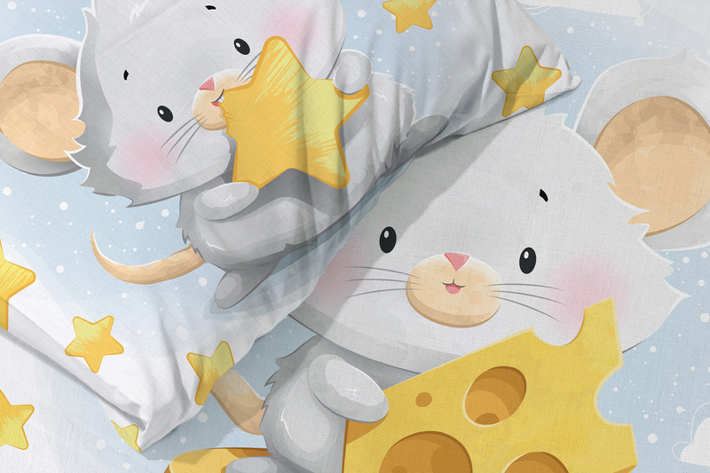 Gyermekágyak 100x135+40x60 016 017 Egérke