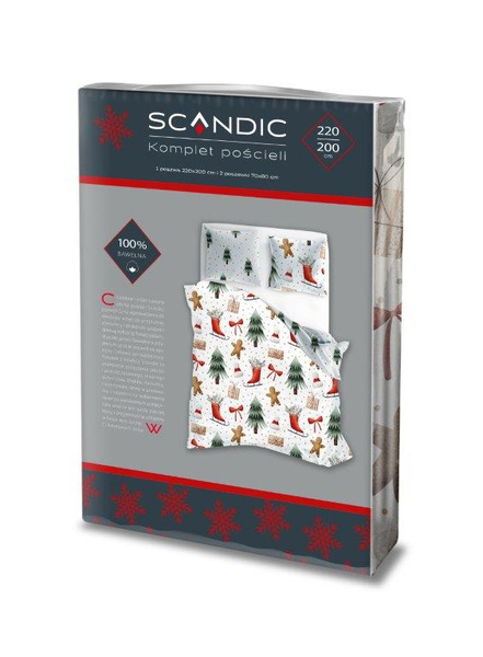 Ágyneműkészlet 220x200+ 2x70x80 Scandic 078