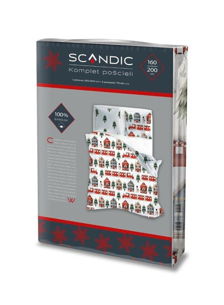Ágyneműkészlet 160x200+ 2x70x80 Scandic 075