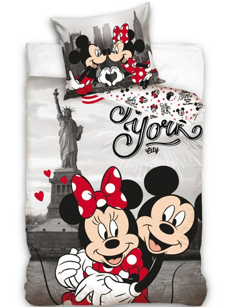 Pamut ágynemű Disney Minnie i Mickey Mouse DM181001