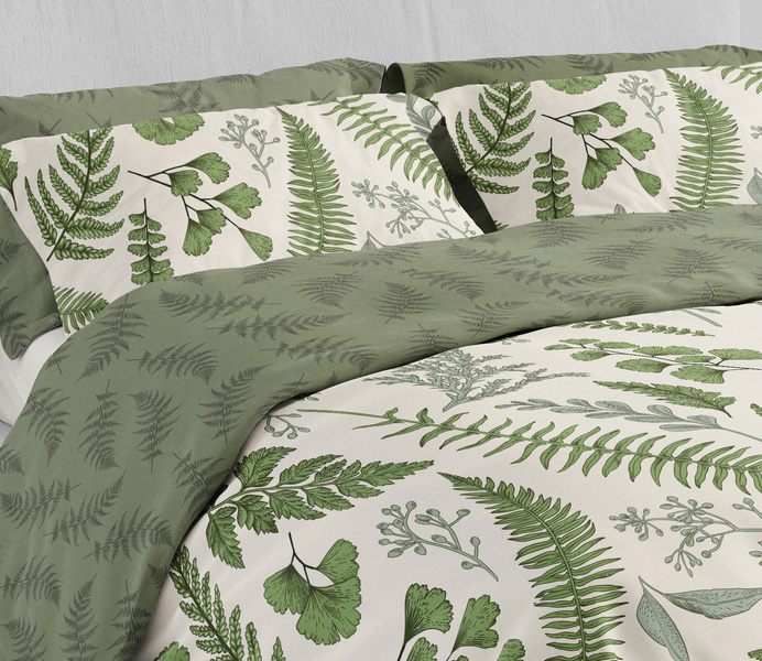 Pamut szatén ágyneműgarnitúra 160x200+ 2x70x80 Boho 008