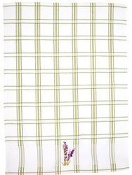 Pamut konyharuhák Lavender Fehér Zöld 45x65 cm
