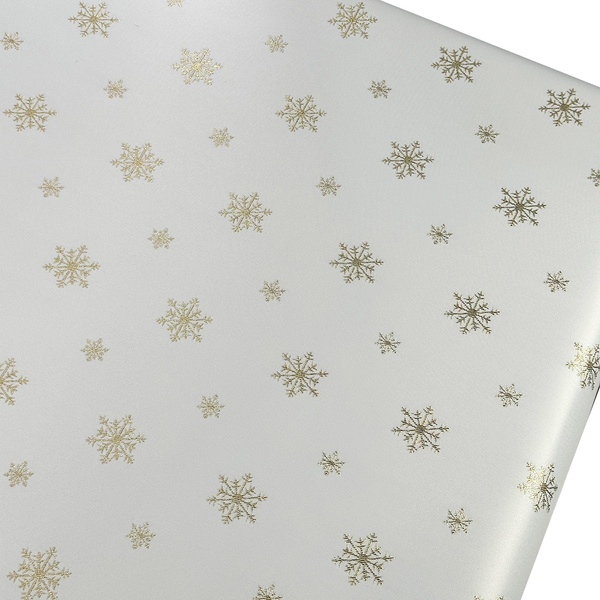 Dwustronny Obrus Plamoodporny Śnieg Złoty I