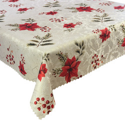 Dwustronny Obrus Plamoodporny Śnieg Złoty I