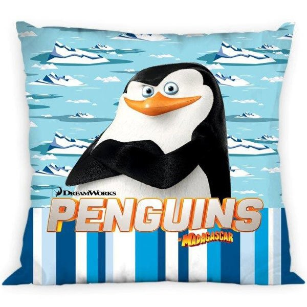Párna Penguin of Madagascar 02 40x40 cm Szett