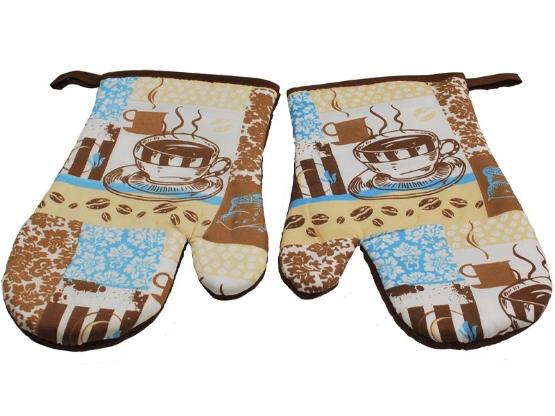 Rękawice Kuchenne z Magnesem Cappuccino 9116