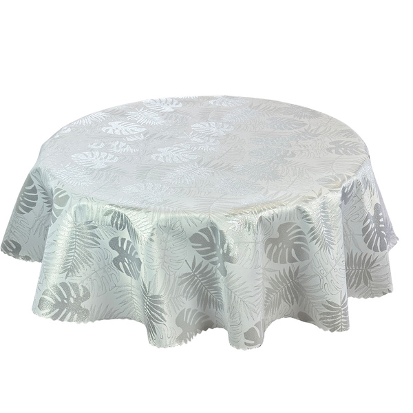 Karácsonyi Asztalterítő Arany Monstera Golden Z-2771 Kerek