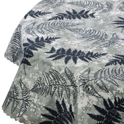 Vízálló poliészter kerti terítő Páfránylevél Kerek