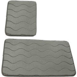 Fürdőszobaszőnyegek Sumba Világos Szürke 23 - Kétrészes