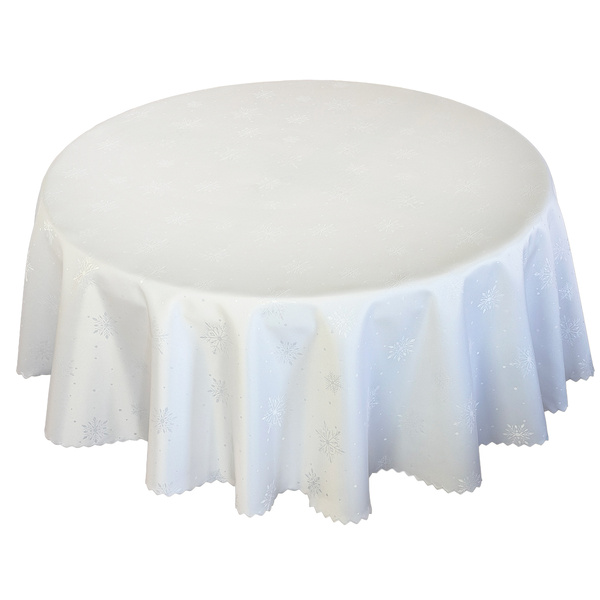 Karácsonyi Asztalterítő Foltálló Abroszok Karácsonyi Z-3500 Kerek