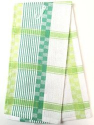 Pamut konyharuhák Irma Fehér Zöld 45x65 cm