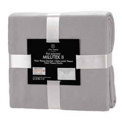 Fleece Takaró Milutek 130x170 Világos Szürke