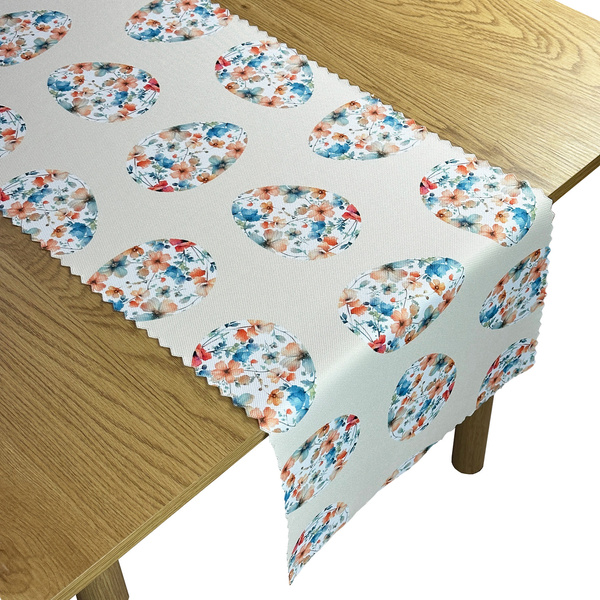 Asztalterítők és futók Foltálló Virágos Húsvéti Tojás