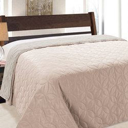 Kétoldalas ágytakaró Vigo II Lazacszín Ezüst Szürke 006- Párnahuzat Nélkül 220x240