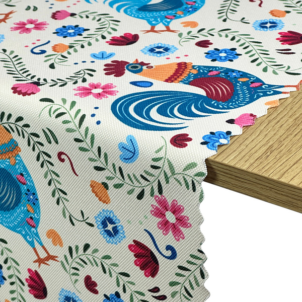 Asztalterítők és futók Foltálló Rooster Folk