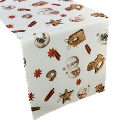 Foltálló karácsonyi asztali futó Wooden Story