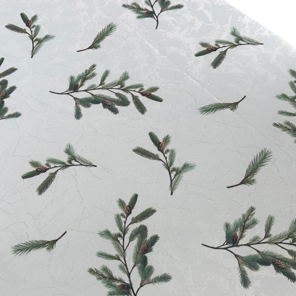 Dwustronny Obrus Plamoodporny Śnieg Złoty I