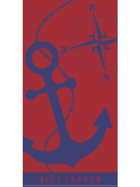 Velúr strand törölköző Blue Lagoon 03 70x140 cm