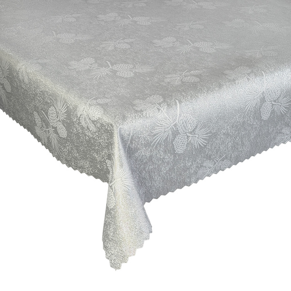 Dwustronny Obrus Plamoodporny Śnieg Złoty I