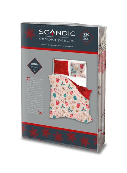 Ágyneműkészlet 220x200+ 2x70x80 Scandic 082