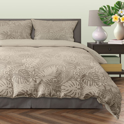 Pamut szatén ágyneműgarnitúra 220x200+ 2x70x80 Milagro Verde 024