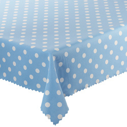 Foltálló Abroszok Nyomtatott Pöttyös Kék 