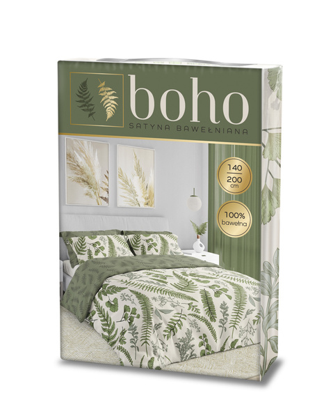 Pamut szatén ágyneműgarnitúra 220x200+ 2x70x80 Boho 008